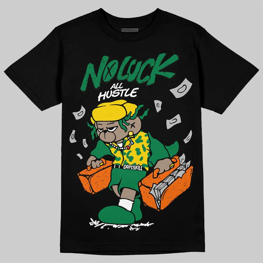 Green Collection DopeSkill T-Shirt No Luck, All Hustle Graphic sold by DopeSkill product image thumbnail 2