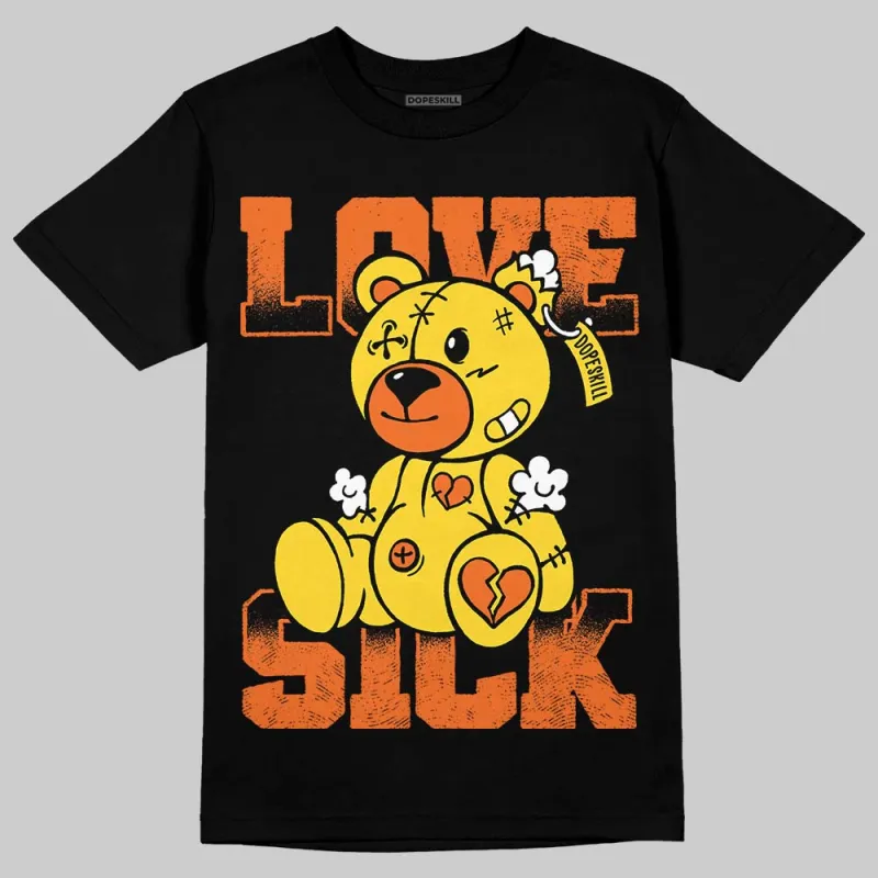 Black Tour Yellow AJ 4 Thunder DopeSkill T-Shirt Love Sick Graphic sold by DopeSkill