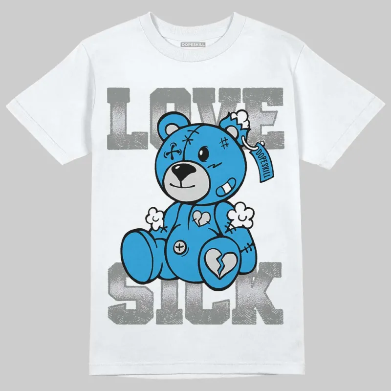 Military Blue 4s DopeSkill T-Shirt Love Sick Graphic sold by DopeSkill