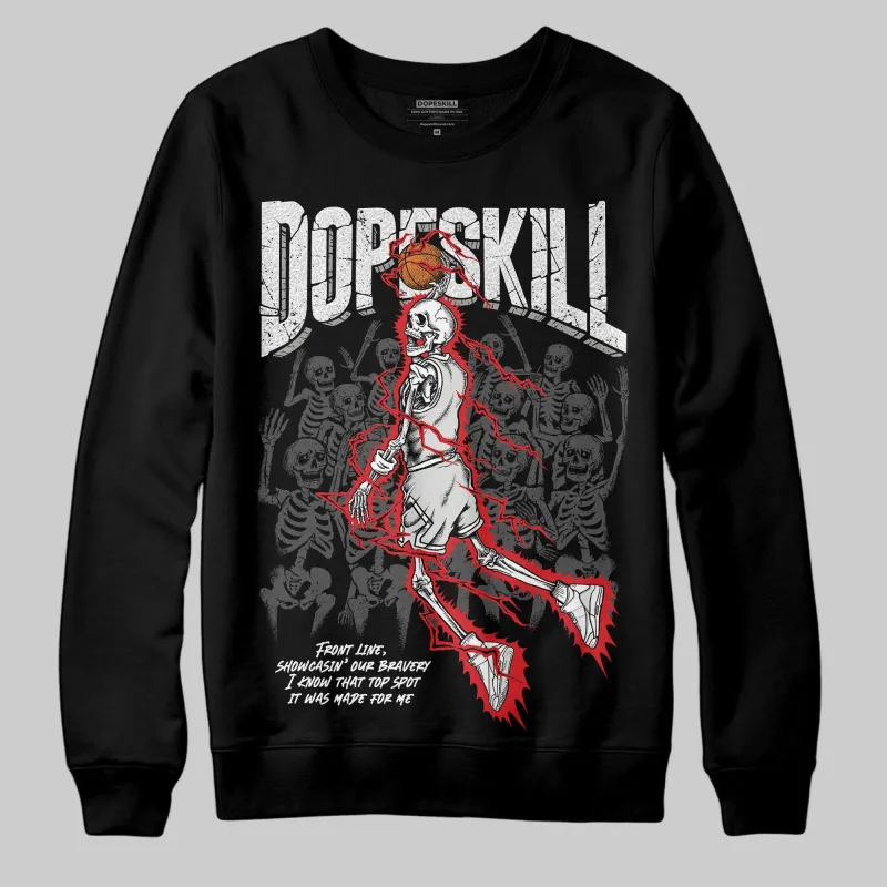 Pure Money 3s DopeSkill Sweatshirt Thunder Dunk Graphic made by DopeSkill