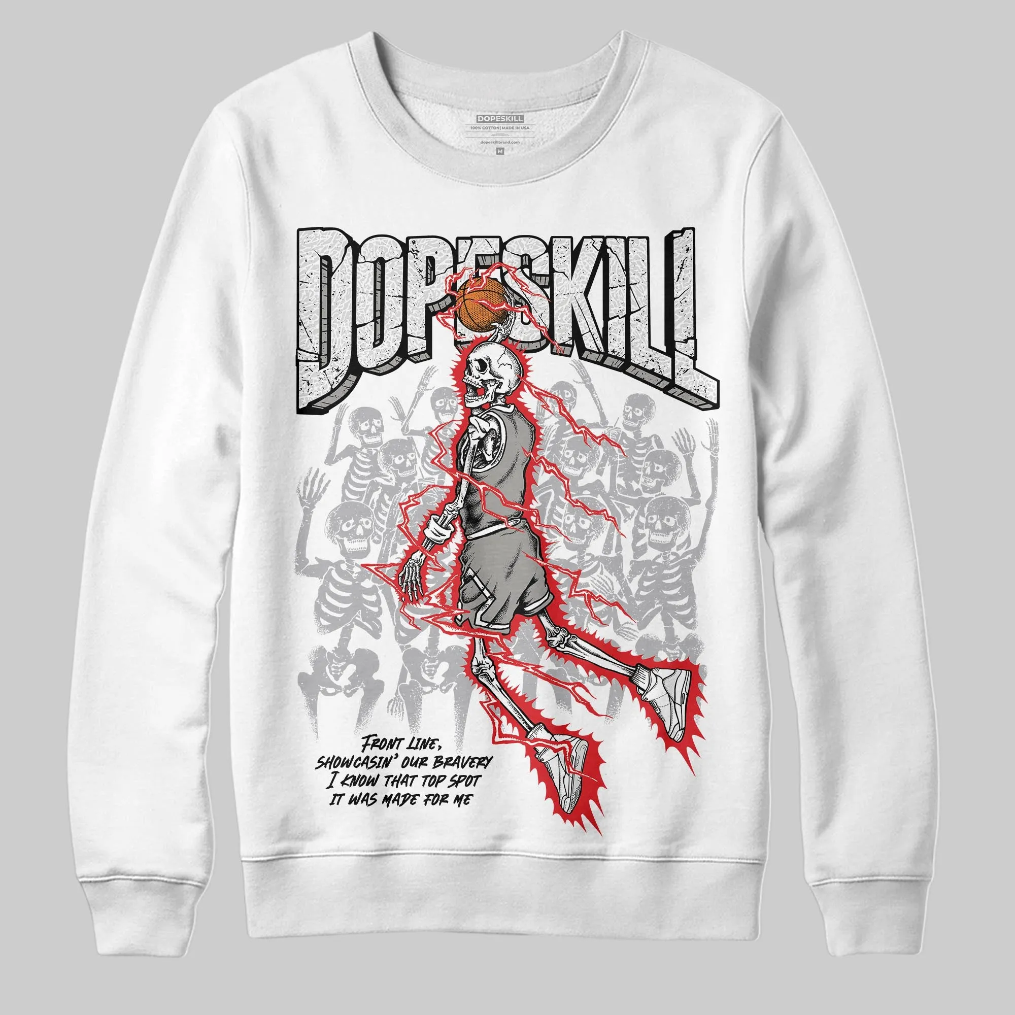 Pure Money 3s DopeSkill Sweatshirt Thunder Dunk Graphic sold by DopeSkill product image thumbnail 2