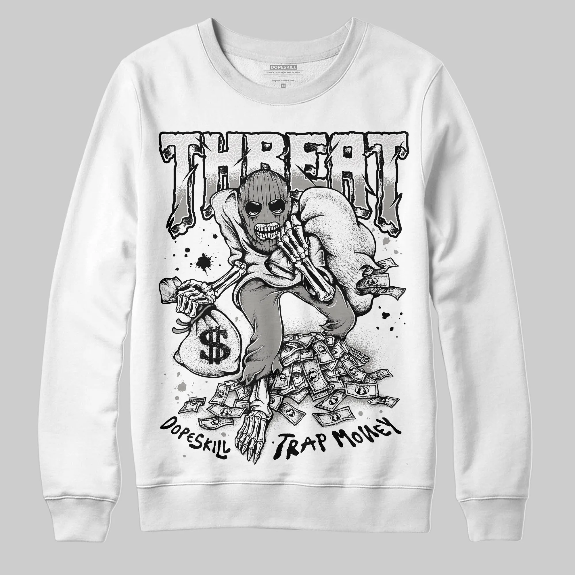 Pure Money 3s DopeSkill Sweatshirt Threat Graphic sold by DopeSkill product image thumbnail 2