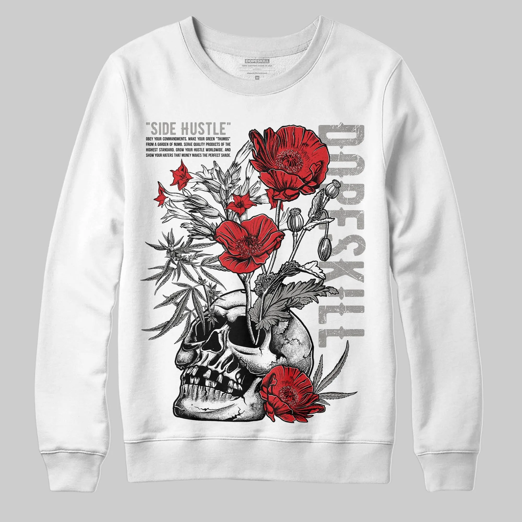 Pure Money 3s DopeSkill Sweatshirt Side Hustle Graphic sold by DopeSkill product image thumbnail 2