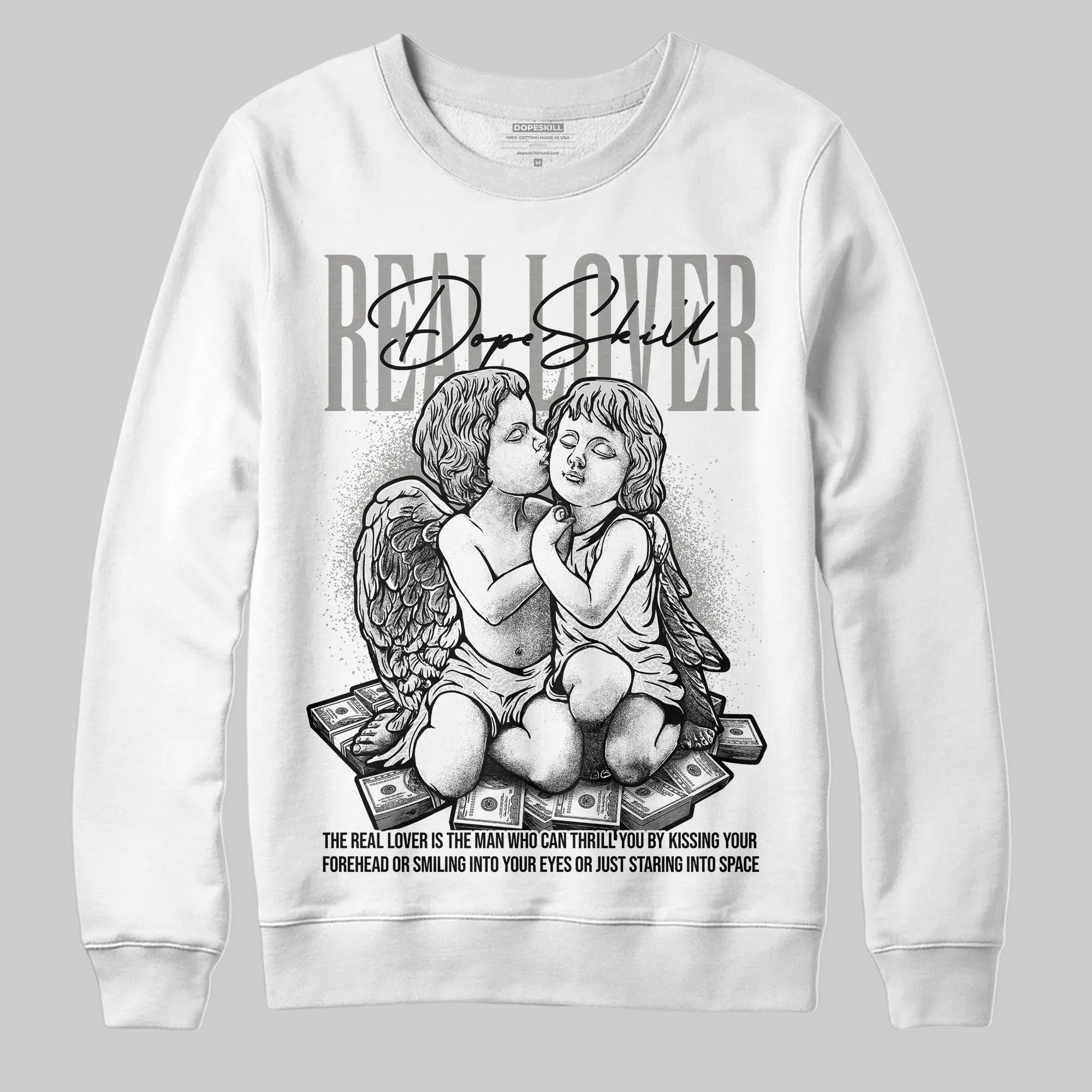 Pure Money 3s DopeSkill Sweatshirt Real Lover Graphic sold by DopeSkill product image thumbnail 2