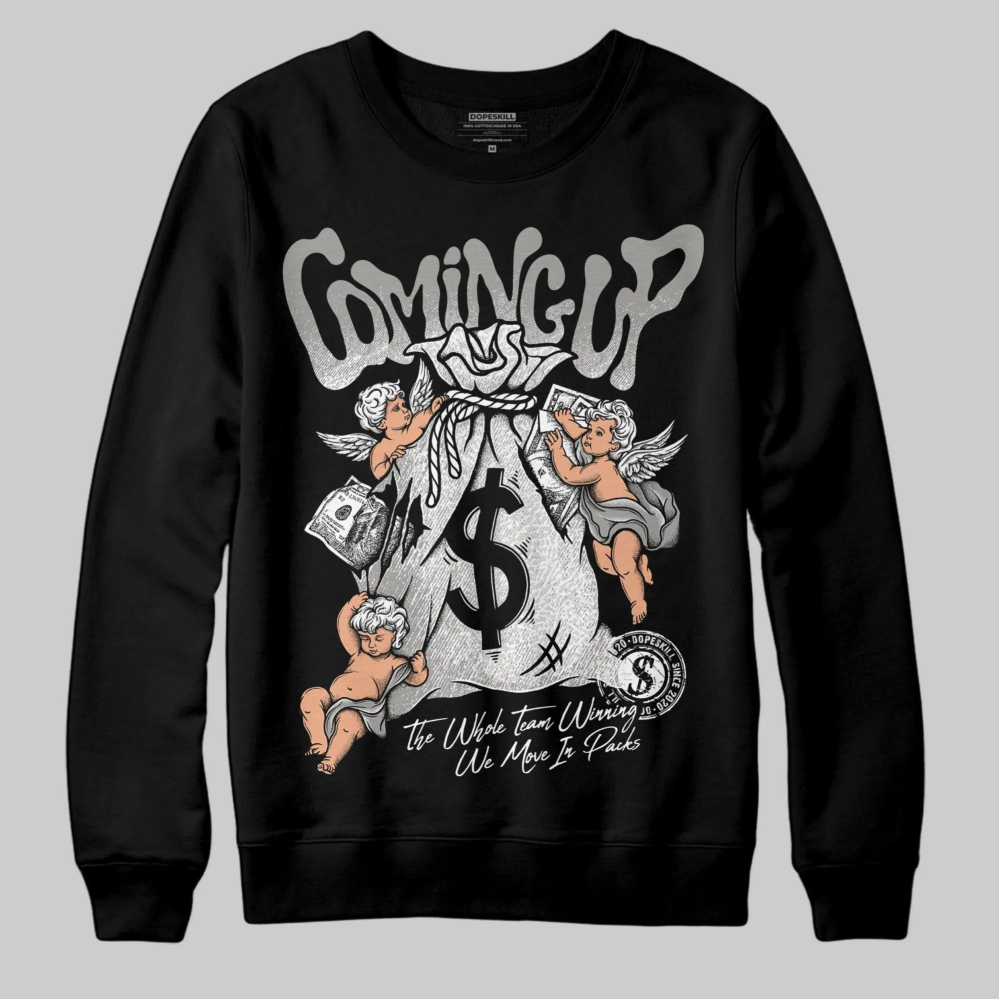 Pure Money 3s DopeSkill Sweatshirt Money Bag Coming Up Graphic sold by DopeSkill