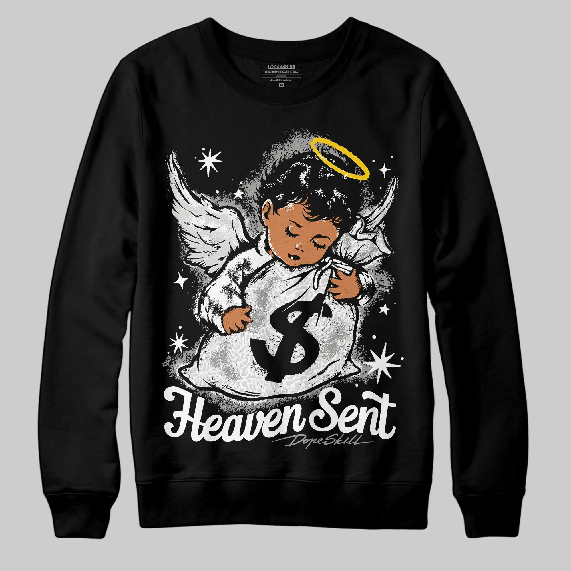 Pure Money 3s DopeSkill Sweatshirt Heaven Sent Graphic sold by DopeSkill