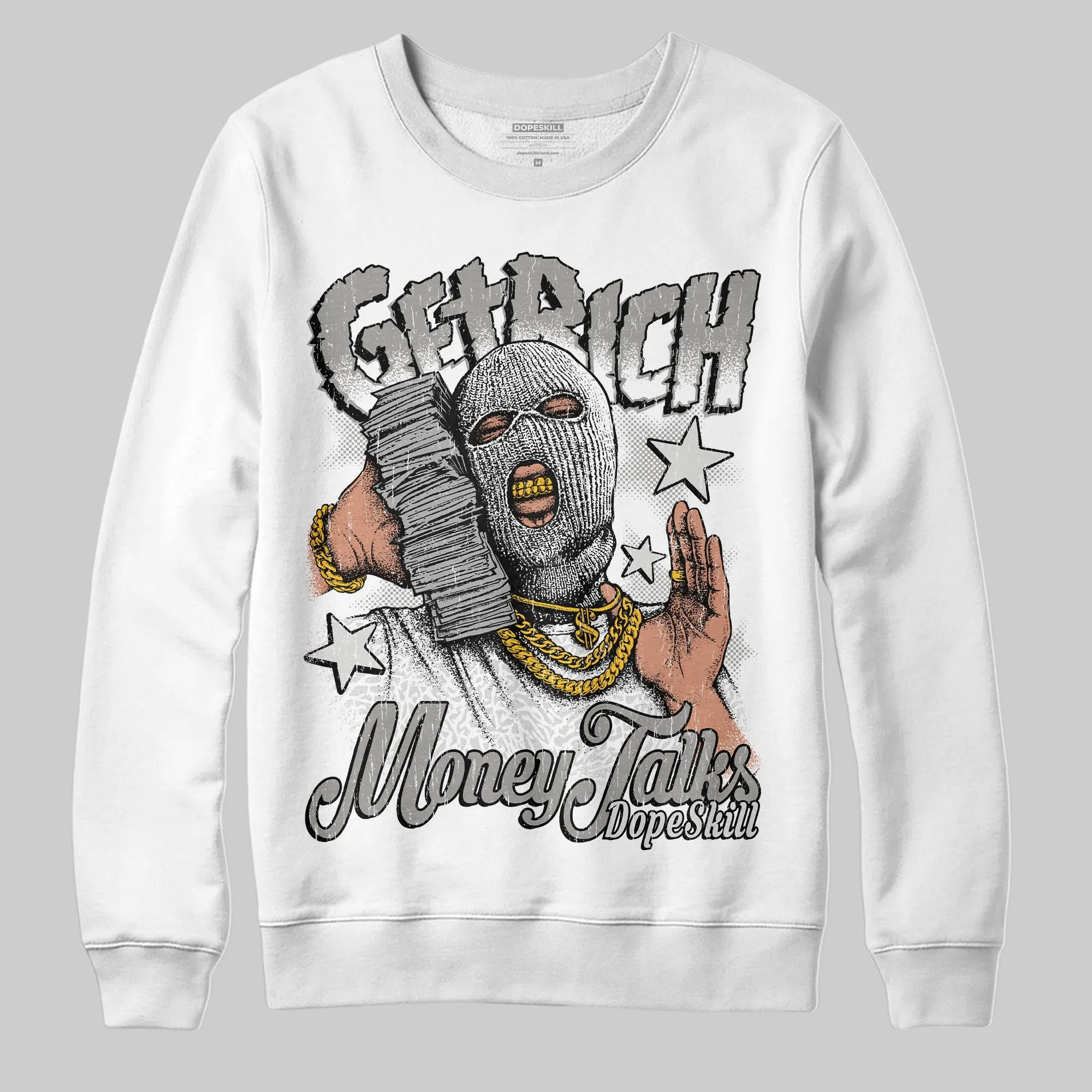 Pure Money 3s DopeSkill Sweatshirt Get Rich Graphic sold by DopeSkill product image thumbnail 2