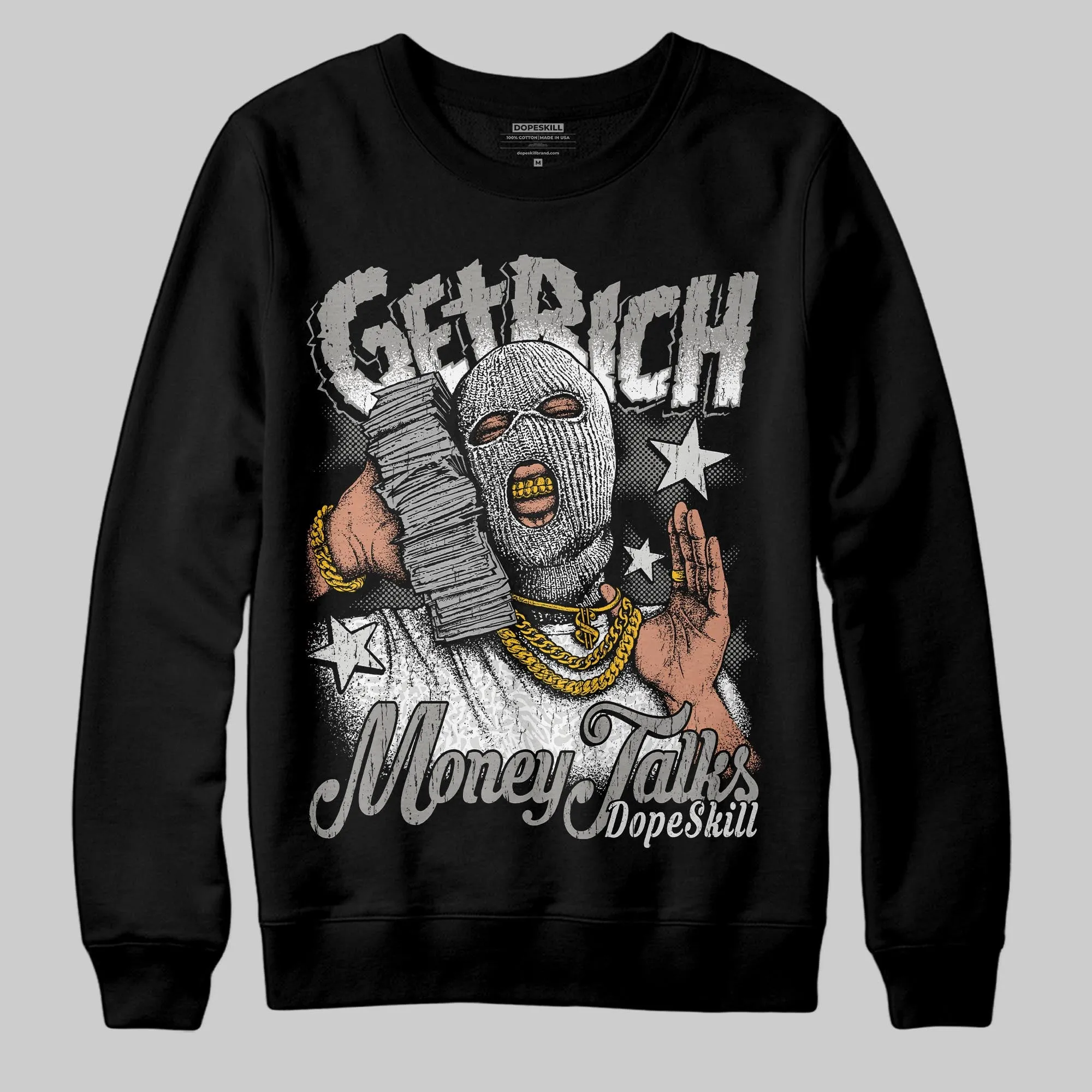 Pure Money 3s DopeSkill Sweatshirt Get Rich Graphic sold by DopeSkill