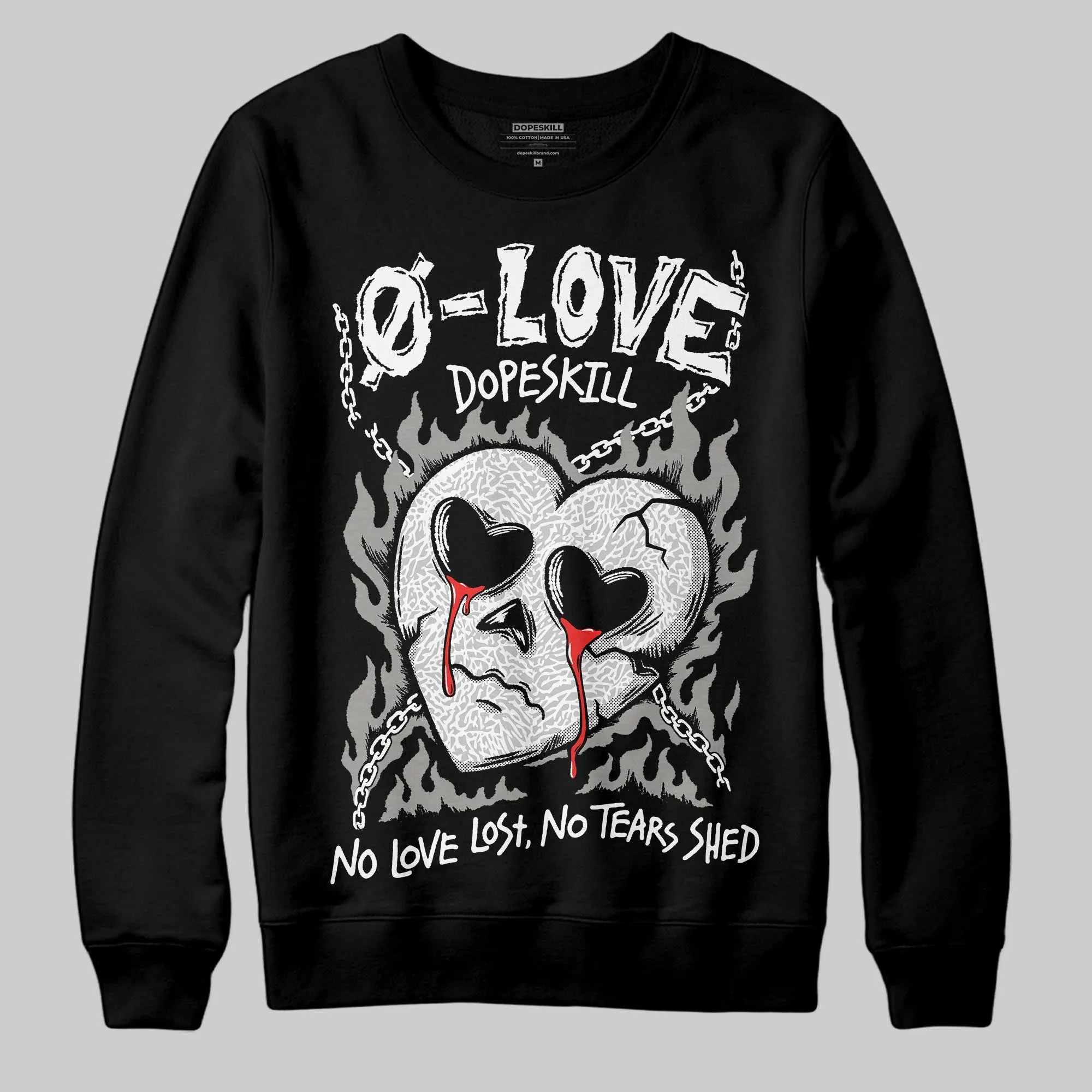 Pure Money 3s DopeSkill Sweatshirt Crying Heart Graphic sold by DopeSkill