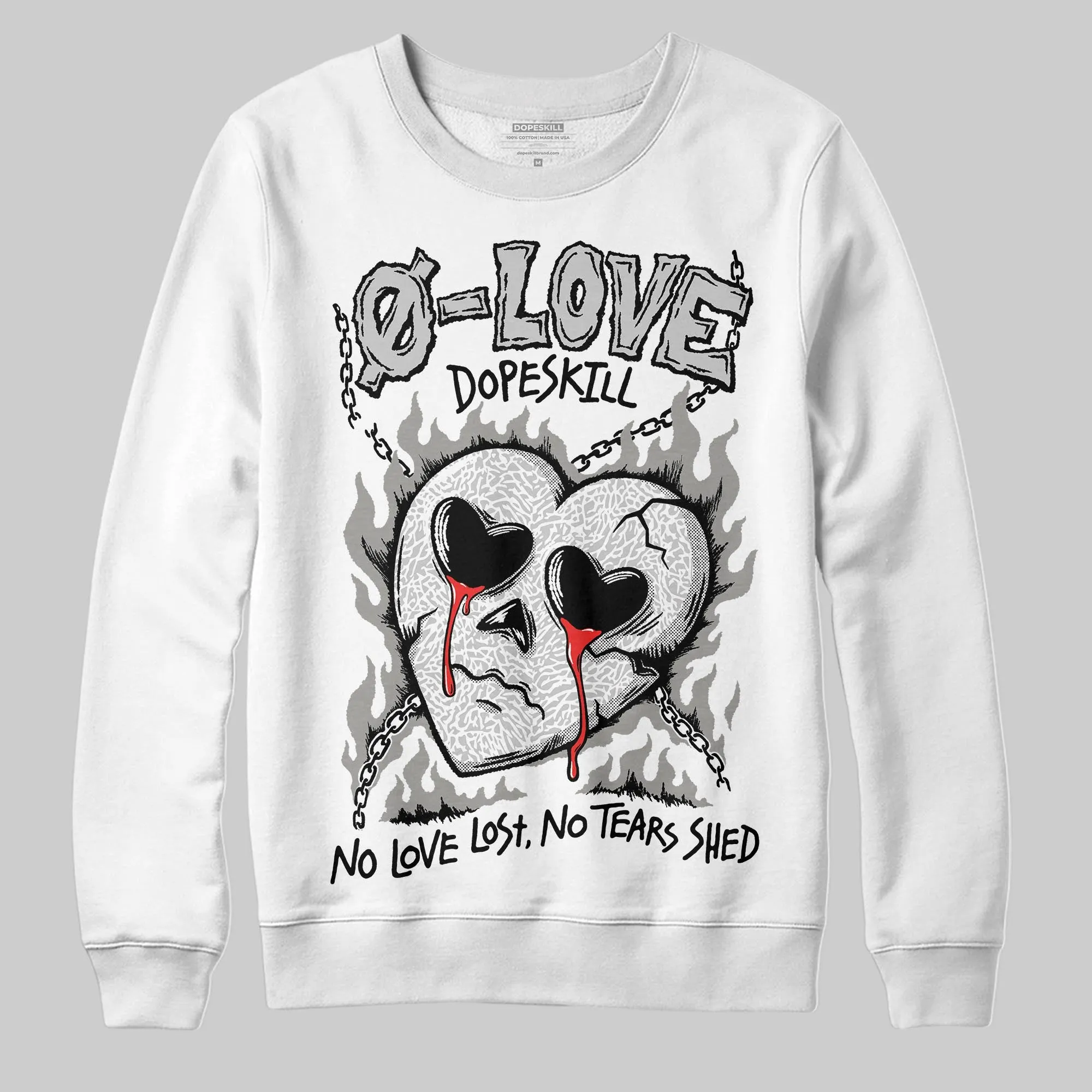 Pure Money 3s DopeSkill Sweatshirt Crying Heart Graphic sold by DopeSkill product image thumbnail 2