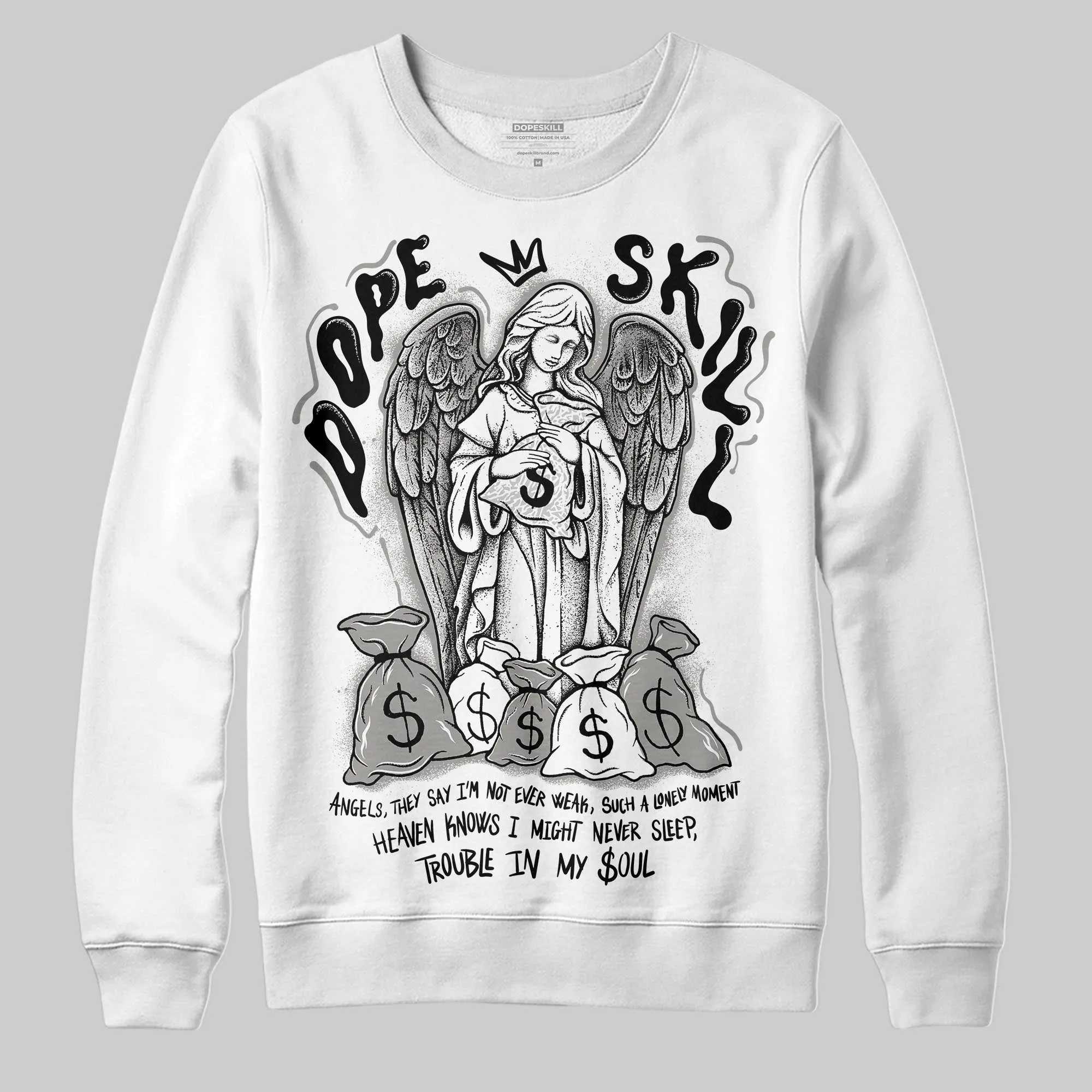 Pure Money 3s DopeSkill Sweatshirt Angels Graphic sold by DopeSkill product image thumbnail 2