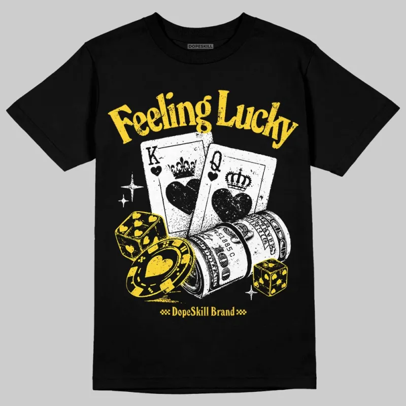 Black Tour Yellow AJ 4 Thunder DopeSkill T-Shirt Feeling Lucky Graphic sold by DopeSkill