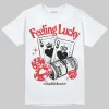 Red Cement 4S DopeSkill T-Shirt Feeling Lucky Graphic sold by DopeSkill