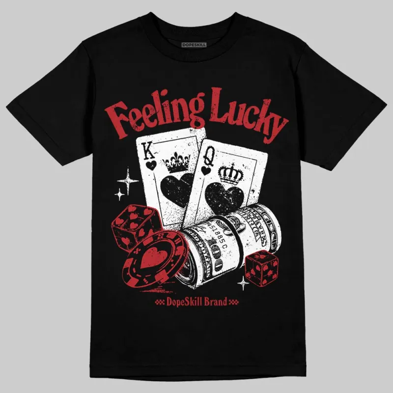 Flu Game 12s DopeSkill T-Shirt Feeling Lucky Graphic sold by DopeSkill