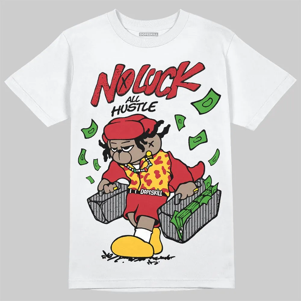 Ferrari 14s DopeSkill T-Shirt No Luck, All Hustle Graphic sold by DopeSkill