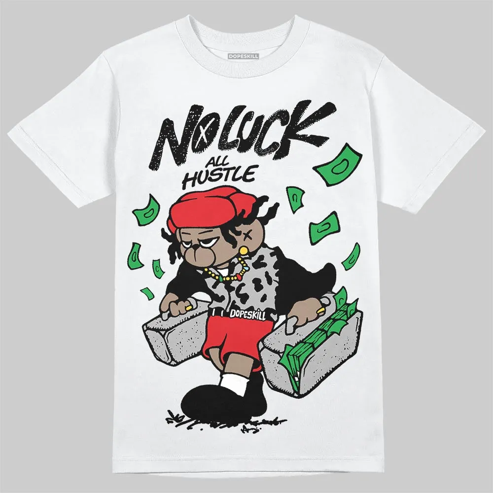 Dunk Panda White Black DopeSkill T-Shirt No Luck, All Hustle Graphic sold by DopeSkill product image thumbnail 2