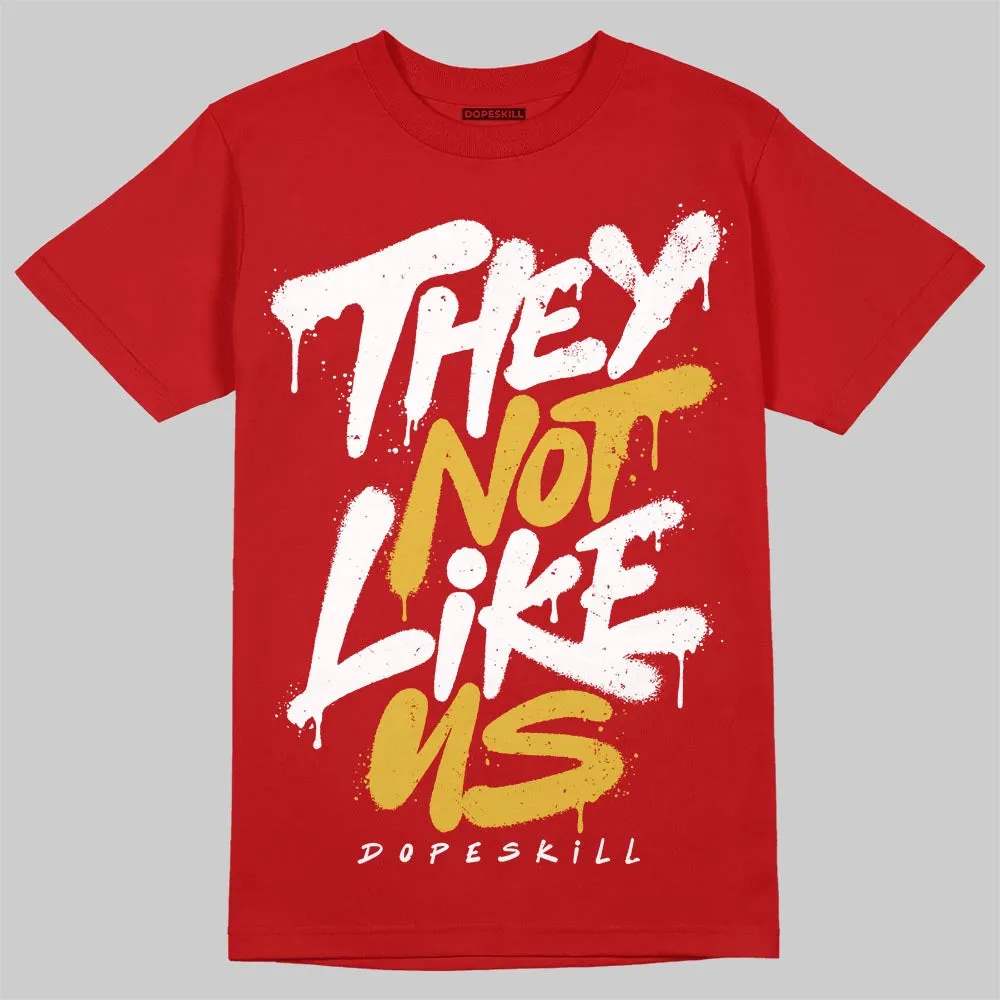 Red Collection DopeSkill T-Shirt They Not Like Us Graphic sold by DopeSkill product image thumbnail 3