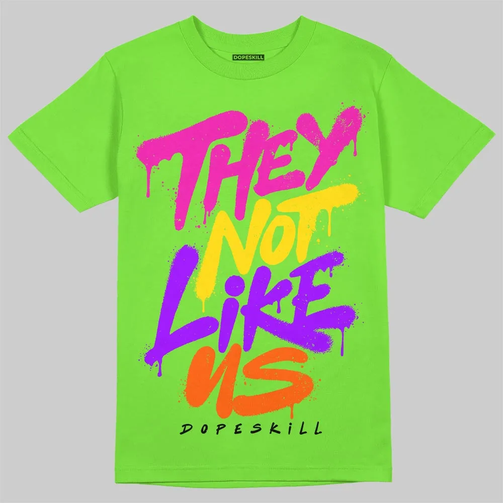 Neon Green Collection DopeSkill T-Shirt They Not Like Us Graphic sold by DopeSkill product image thumbnail 2