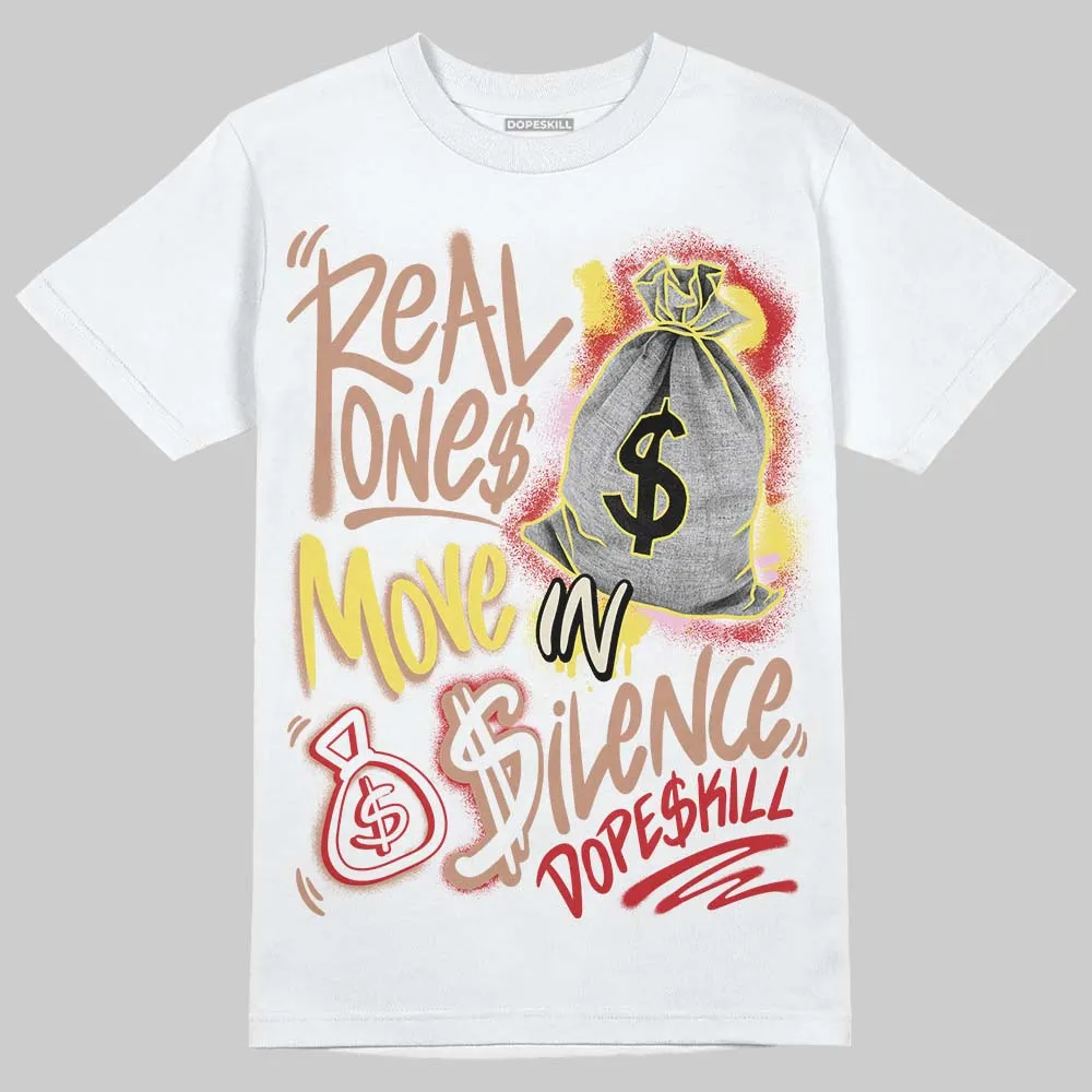 Gel-Nimbus 10.1 Banana DopeSkill T-Shirt Real Ones Move In Silence Graphic sold by DopeSkill product image thumbnail 2