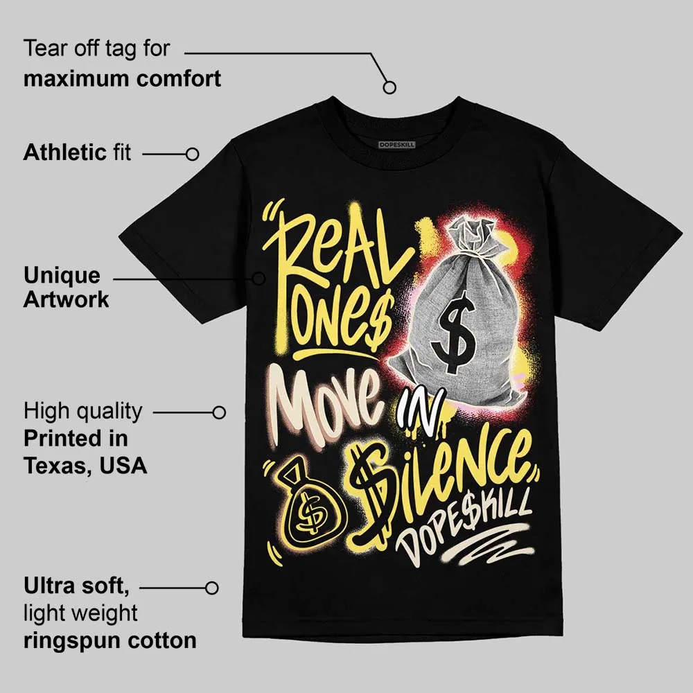 Gel-Nimbus 10.1 Banana DopeSkill T-Shirt Real Ones Move In Silence Graphic sold by DopeSkill product image thumbnail 3