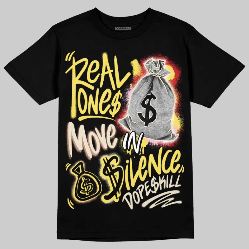 Gel-Nimbus 10.1 Banana DopeSkill T-Shirt Real Ones Move In Silence Graphic made by DopeSkill