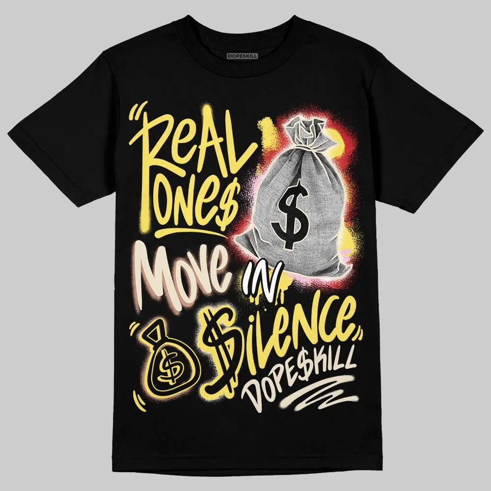 Gel-Nimbus 10.1 Banana DopeSkill T-Shirt Real Ones Move In Silence Graphic sold by DopeSkill