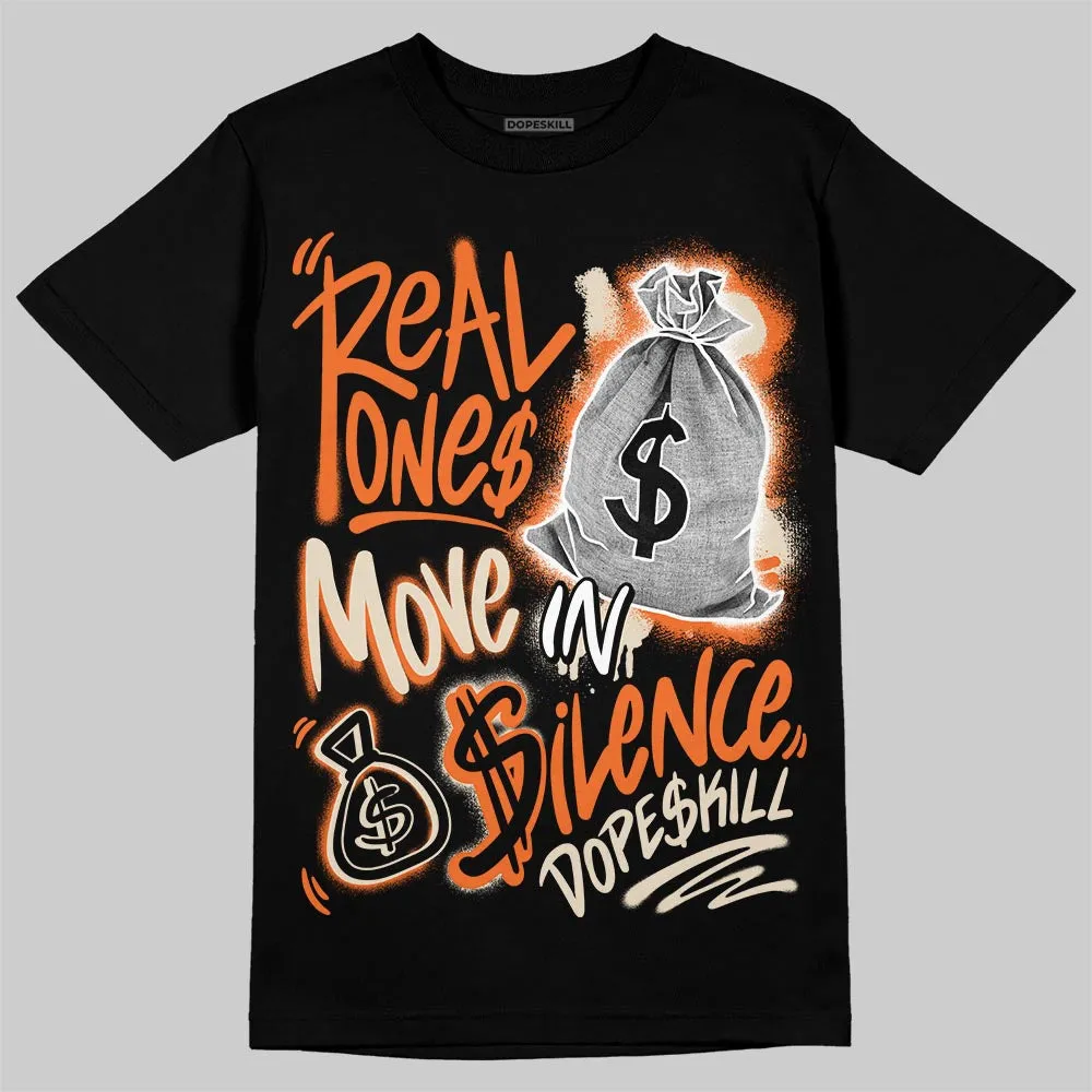 Starfish 3s DopeSkill T-Shirt Real Ones Move In Silence Graphic sold by DopeSkill product image thumbnail 2