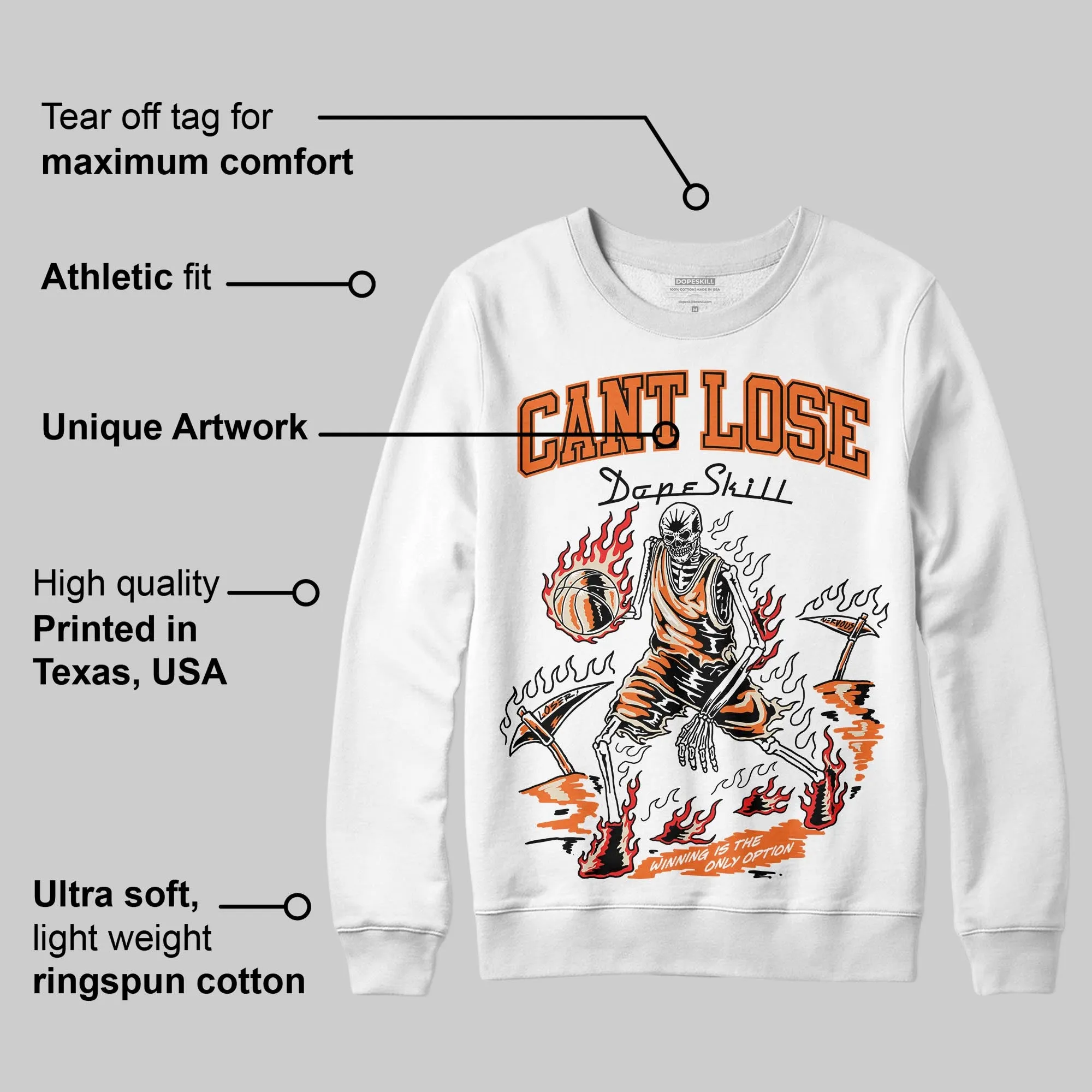 Starfish 3s DopeSkill Sweatshirt Cant Lose Graphic sold by DopeSkill product image thumbnail 3