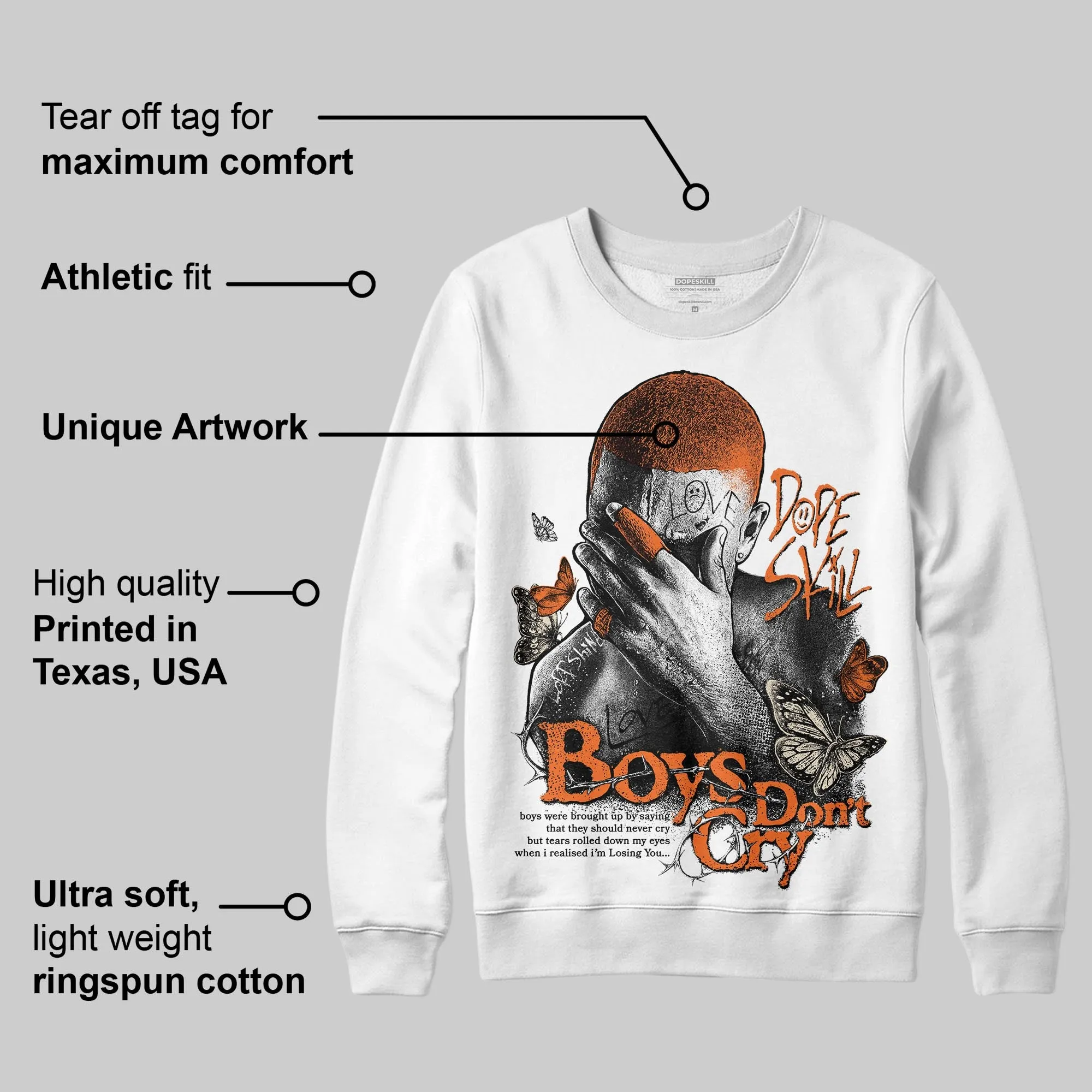 Starfish 3s DopeSkill Sweatshirt Boys Don't Cry Graphic sold by DopeSkill product image thumbnail 3