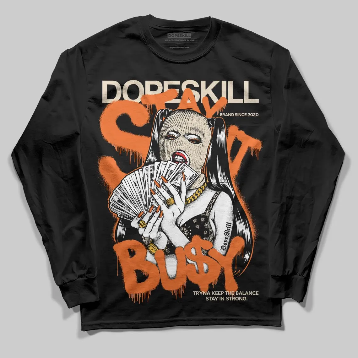 Starfish 3s DopeSkill Long Sleeve T-Shirt Stay It Busy Graphic sold by DopeSkill product image thumbnail 2