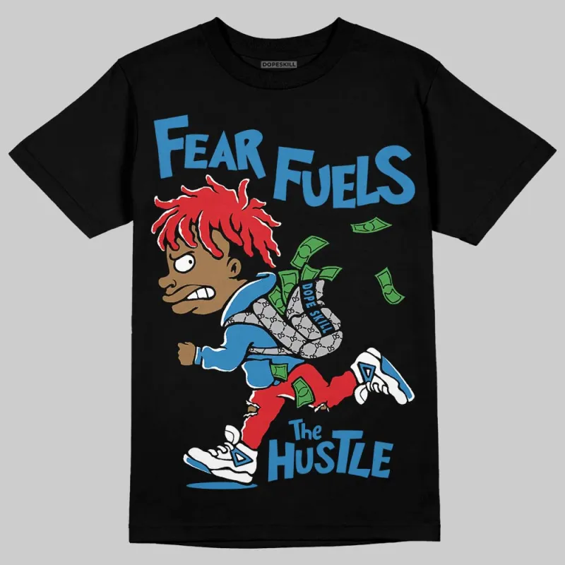 Rare Air 3s DopeSkill T-Shirt Fear Fuels The Hustle Graphic sold by DopeSkill