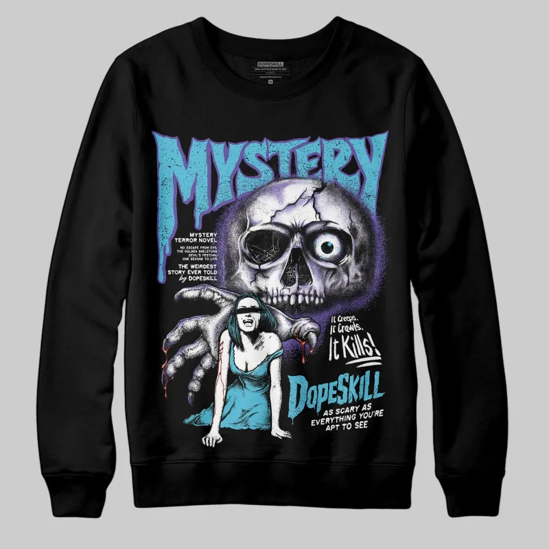 Aqua 8s DopeSkill Sweatshirt Mystery Ghostly Grasp Graphic sold by DopeSkill