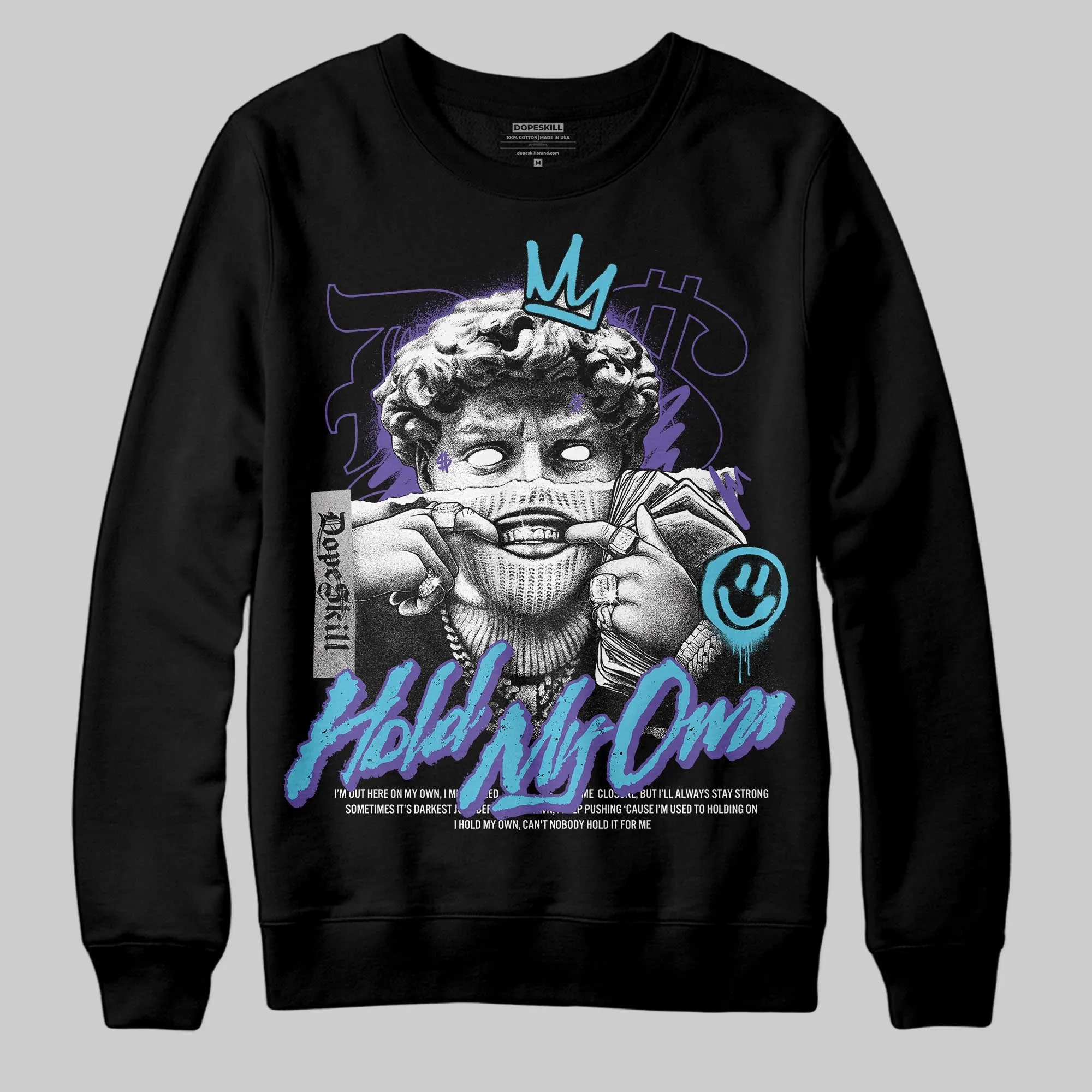 Aqua 8s DopeSkill Sweatshirt In My Way Graphic sold by DopeSkill