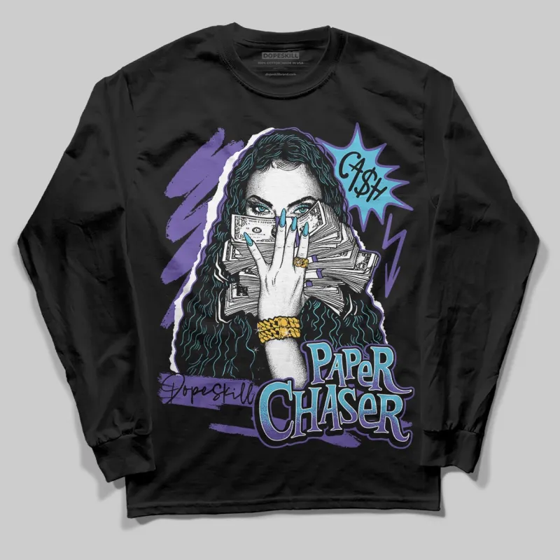 Aqua 8s DopeSkill Long Sleeve T-Shirt NPC Graphic sold by DopeSkill