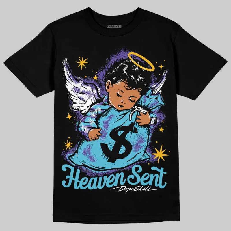 Aqua 8s DopeSkill T-Shirt Heaven Sent Graphic sold by DopeSkill