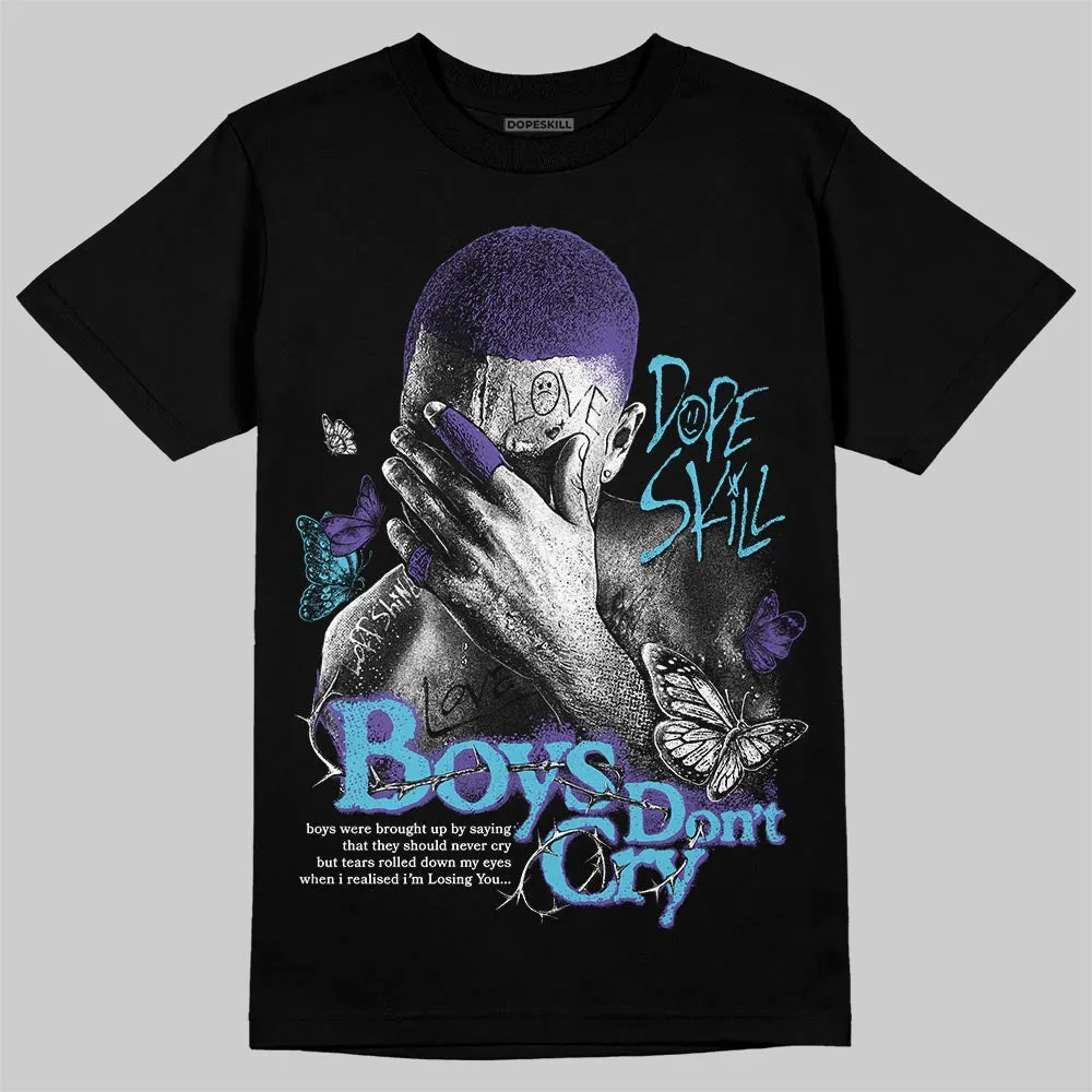 Aqua 8s DopeSkill T-Shirt Boys Don't Cry Graphic sold by DopeSkill
