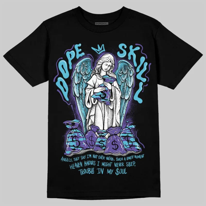 Aqua 8s DopeSkill T-Shirt Angels Graphic sold by DopeSkill