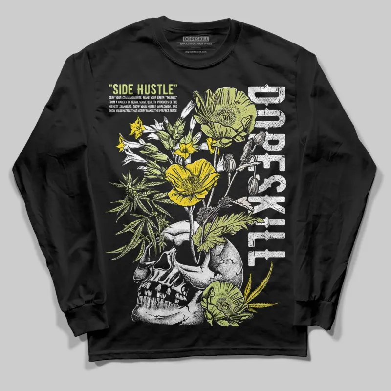 Luminous Green 5s DopeSkill Long Sleeve T-Shirt Side Hustle Graphic sold by DopeSkill