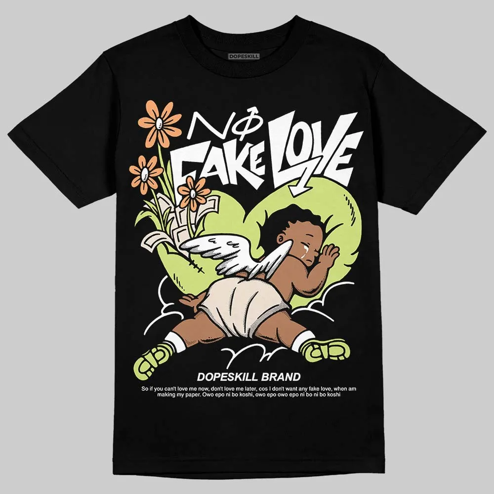 Luminous Green 5s DopeSkill T-Shirt No Fake Love Graphic sold by DopeSkill