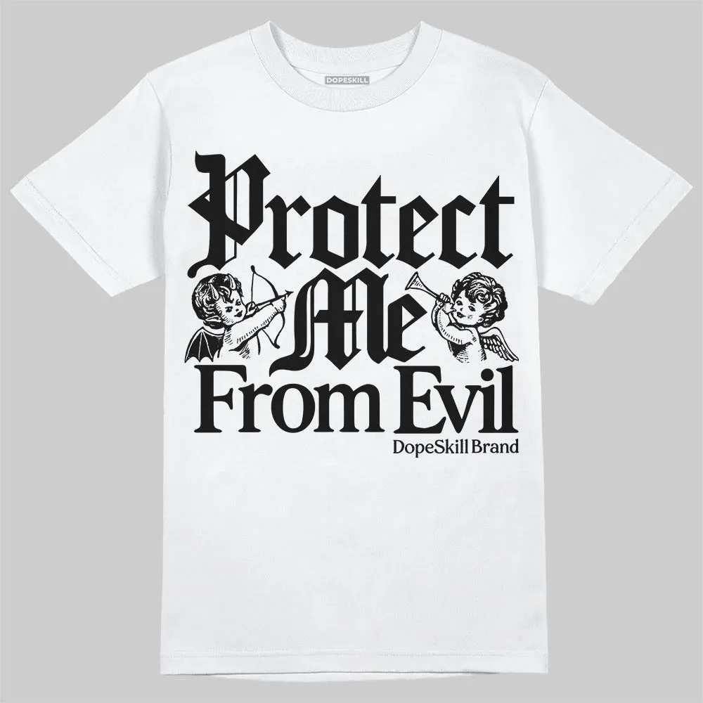Foamposite One “Triple White” DopeSkill T-Shirt Protect Me From Evil Graphic sold by DopeSkill product image thumbnail 2
