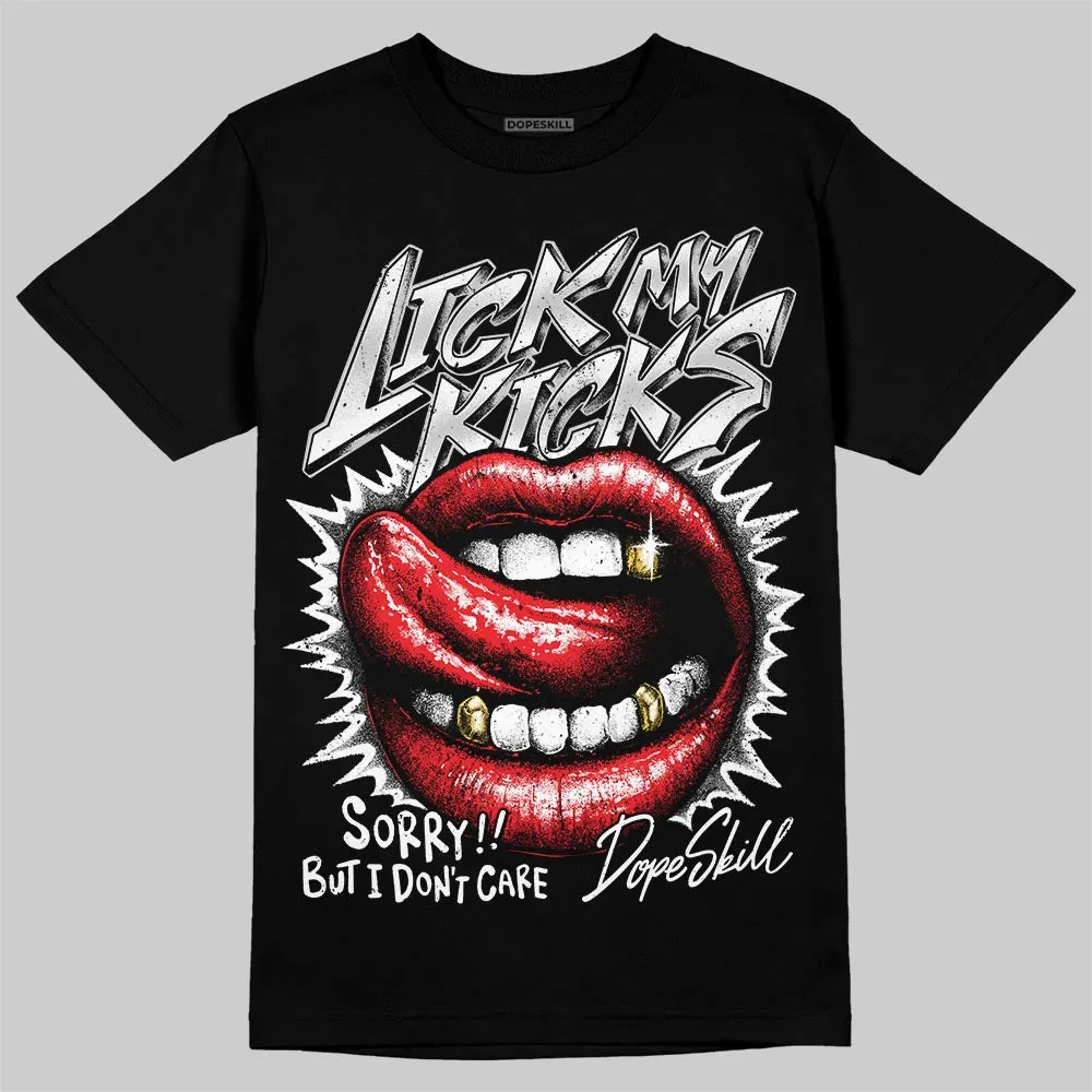 Foamposite One “Triple White” DopeSkill T-Shirt Lick My Kicks Graphic sold by DopeSkill