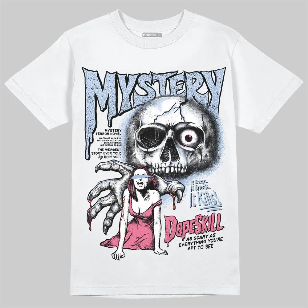 Denim Pink Glow 3s DopeSkill T-Shirt Mystery Ghostly Grasp Graphic sold by DopeSkill