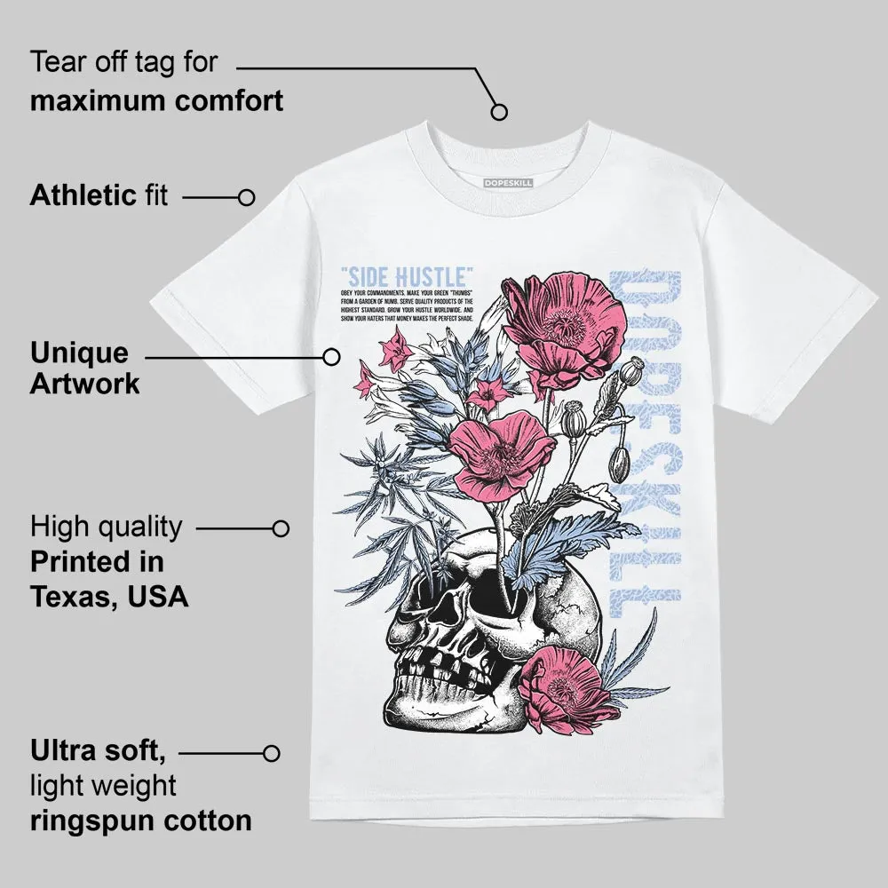 Denim Pink Glow 3s DopeSkill T-Shirt Side Hustle Graphic sold by DopeSkill product image thumbnail 3