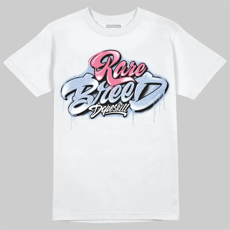 Denim Pink Glow 3s DopeSkill T-Shirt Rare Breed Type Graphic sold by DopeSkill