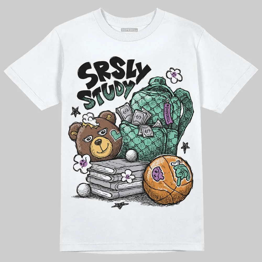 Green Glow 3s DopeSkill T-Shirt SRSLY Study Graphic sold by DopeSkill product image thumbnail 2