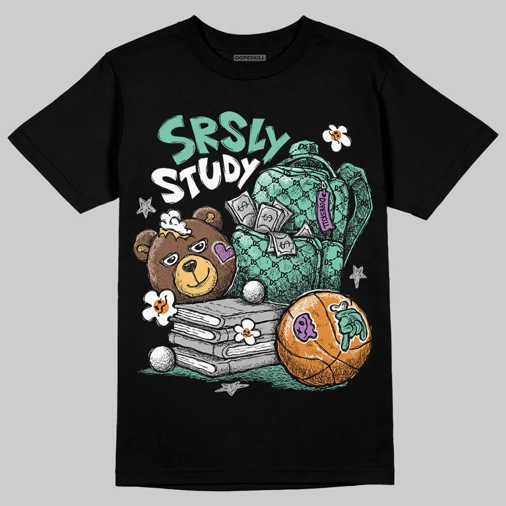Green Glow 3s DopeSkill T-Shirt SRSLY Study Graphic sold by DopeSkill