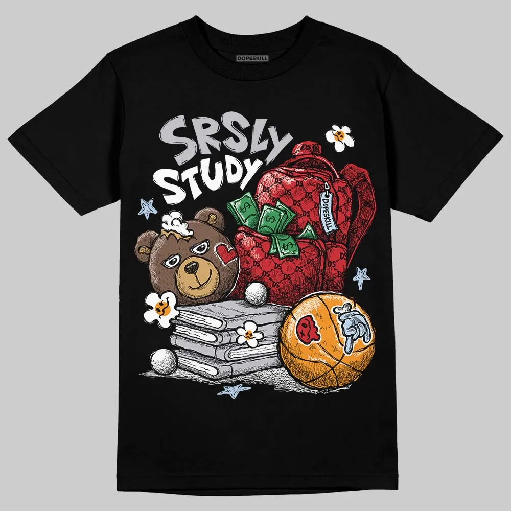 Black Metallic Reimagined 5s DopeSkill T-Shirt SRSLY Study Graphic sold by DopeSkill