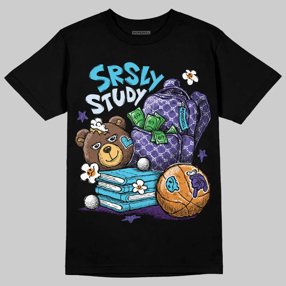 Aqua 6s DopeSkill T-Shirt SRSLY Study Graphic sold by DopeSkill