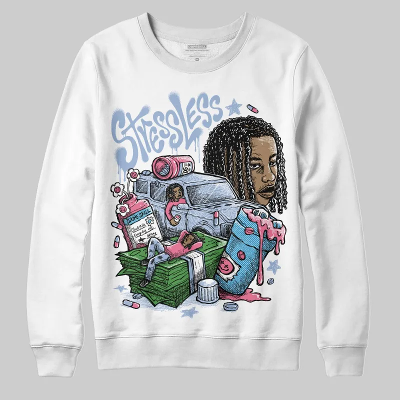 Denim Pink Glow 3s DopeSkill Sweatshirt Stressless Graphic sold by DopeSkill