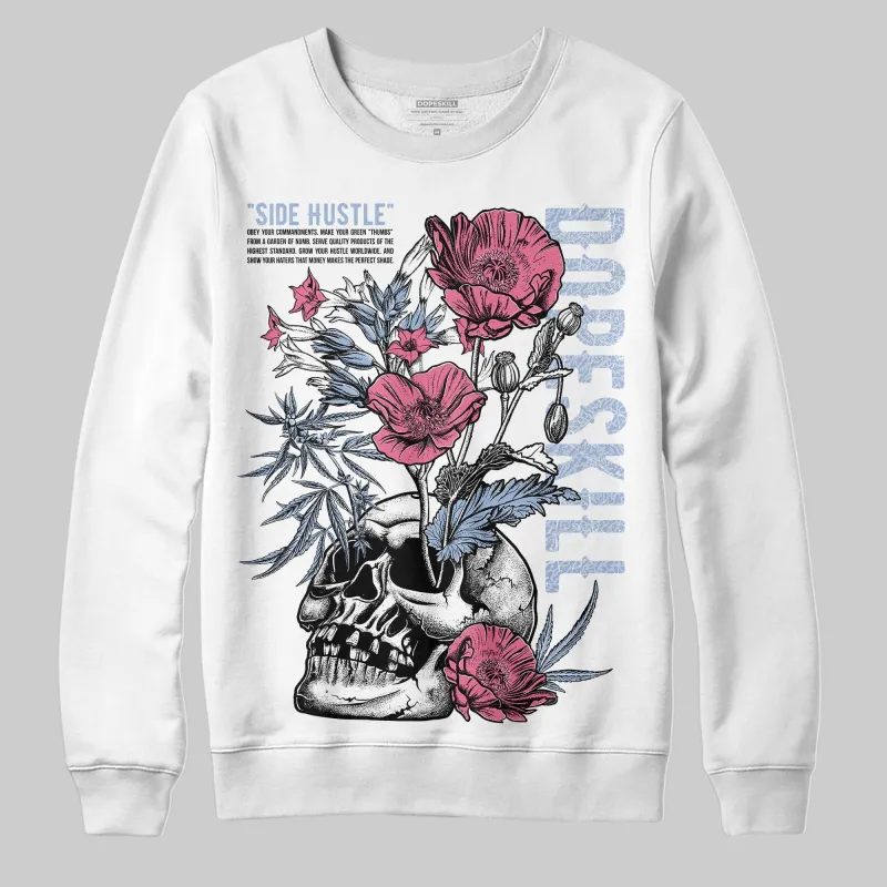 Denim Pink Glow 3s DopeSkill Sweatshirt Side Hustle Graphic sold by DopeSkill